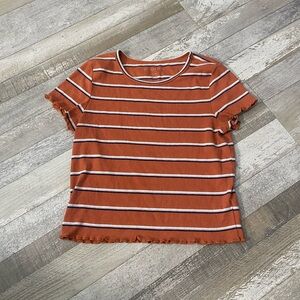 american eagle ribbed crop top